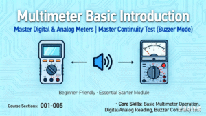 Course on Multimeter Usage Methods and Tips: 01-05 Lessons